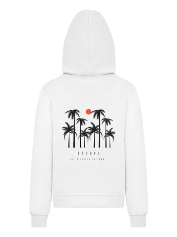 F4NT4STIC Hoodie Escape Discover the World Palm Trees in weiß