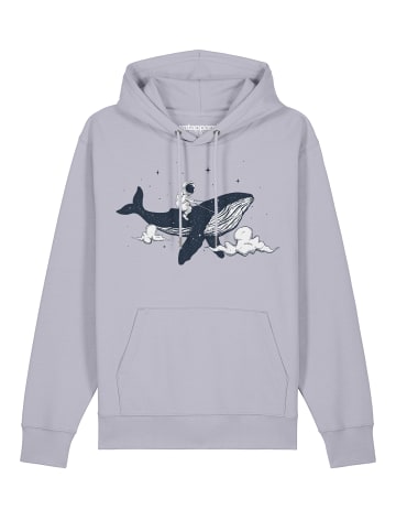 wat? Apparel Sweatshirt Spacewhale in Lavender