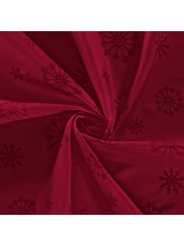 Erwin Müller Jacquard, Baumwollmischung Tischläufer Marbella in rubin