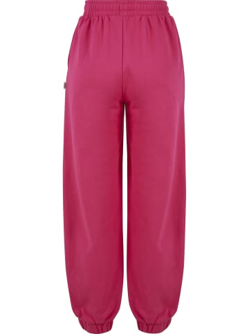 Urban Classics Urban Classics Damen Ladies Organic High Waist Ballon Sweat Pants in hibiskuspink