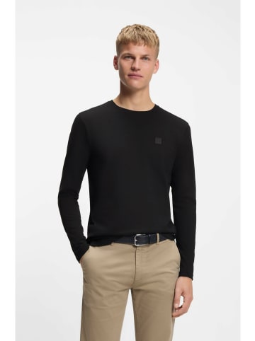 Hugo Boss Rundhalspullover für Herren in schwarz