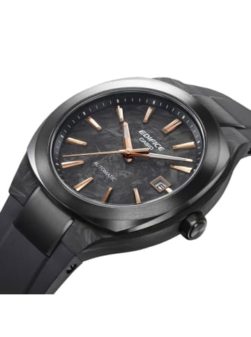 Casio Edifice Herrenuhr Automatik Saphirglas Schwarz