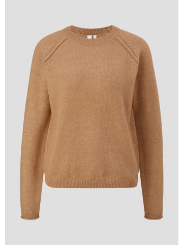 QS Strickpullover in 84W0_sandstein