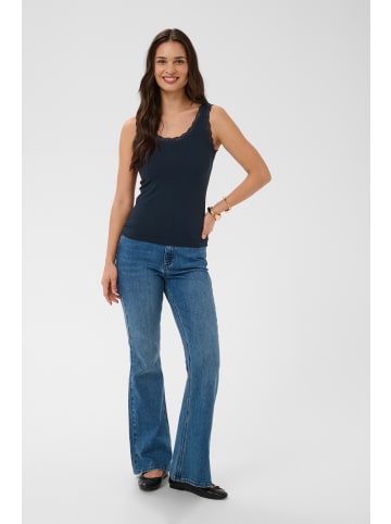 Kaffe Jersey-Top ärmellos KAOMI Slim fit in Midnight Marine