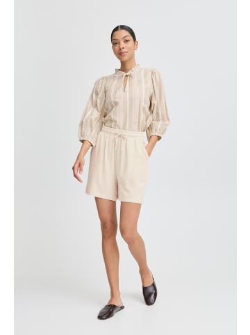 b. young Shorts BYFILINEN Loose fit in Nature Linen