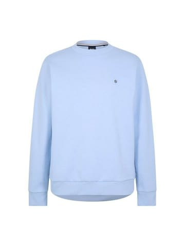 Hugo Boss Rundhalspullover für Damen in hell-blau