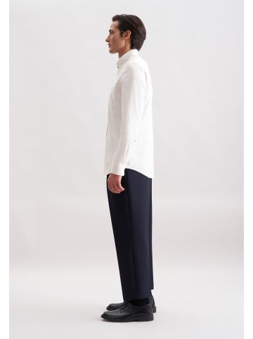 Seidensticker Flanellhemd Slim in Ecru