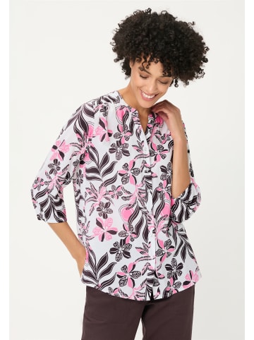 Olsen Bluse in weiß mehrfarbig