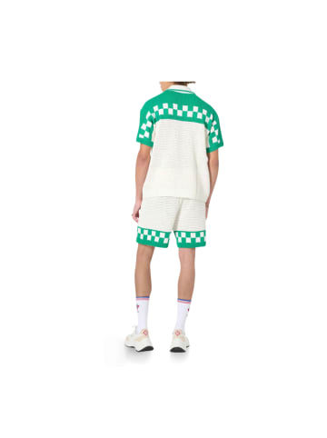 Casablanca  Casa Blanca Chequered Crochet Shirt