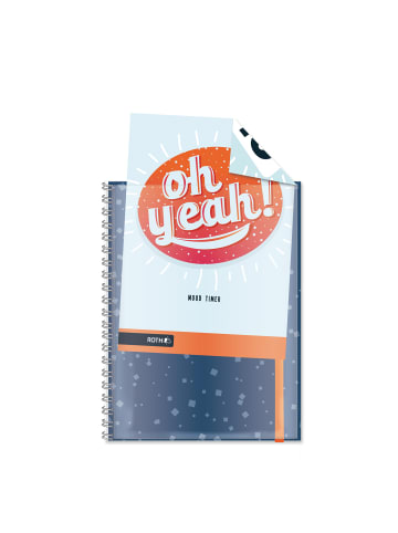 ROTH Mood Timer "Oh Yeah" mit Wechselcover und Stickerbogen in Bunt