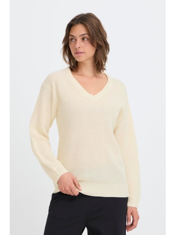 Oxmo Strickpullover OXISANDIE LS in Beige
