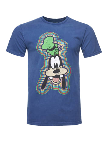 Recovered T-Shirt Disney Goofy Outline in Blau