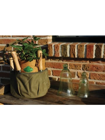Esschert Design Werkzeugtasche in grün/braun