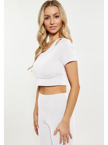 IZIA Top in Wollweiss