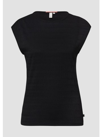 QS T-Shirt in 9999_schwarz