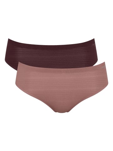 Sloggi Panty 2er Pack in Beere/Rosa