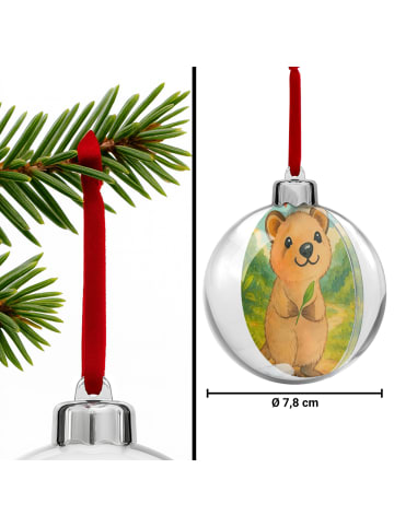 Mr. & Mrs. Panda Christbaumschmuck Quokka Happy Design ohne Spruch in Weiß