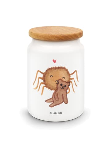 Mr. & Mrs. Panda Snackdose Spinne Agathe Teddy ohne Spruch in Weiß