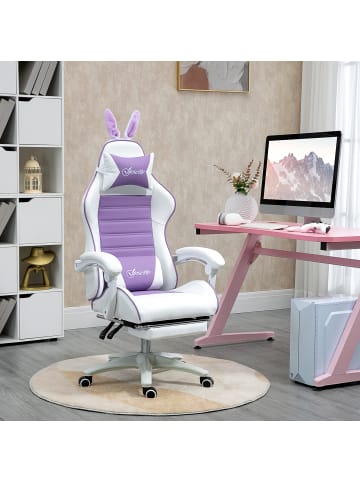 Vinsetto Gaming-Stuhl-65L x 63B x 136-142H cm-Violett