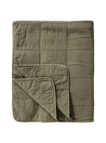 IB Laursen Vintage Bettdecke doppelt in eucalyptus