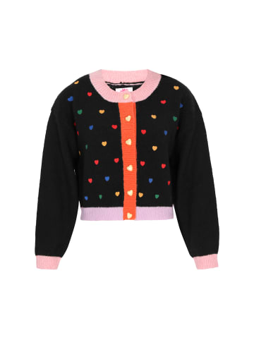 myMo Cardigan in black multicolor