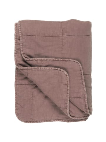 IB Laursen Vintage Quilt unifarben in coral almond