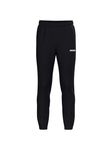 Jako Lang Elastisch Sweat Pants Normale Taille Unifarben in Schwarz