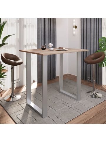 ebuy24 Bartisch Xona dekor Eiche 110 x 80 cm