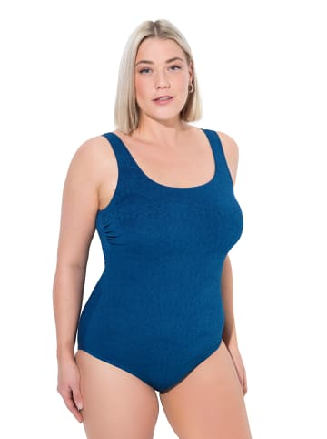 Ulla Popken Badeanzug in kapitänsblau