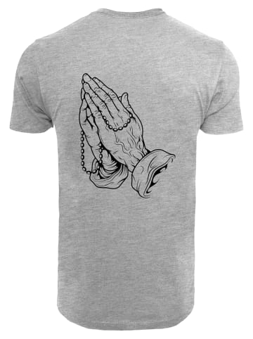 Mister Tee Mister Tee Herren Pray Hands Tee in heather grey