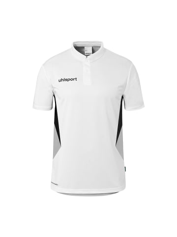 uhlsport  POLO SHIRT Equipe 29 in weiß/steingrau/schwarz