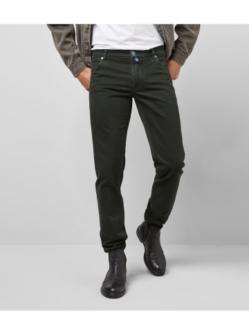 Meyer Chinohose M5 Slim in dunkelgrün