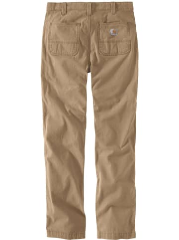 CARHARTT Stoffhose "Rigby Straight Fit 102821" in Braun