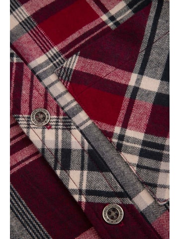 Coccodrillo Flanellhemd mit langen Ärmeln in dunkelrot