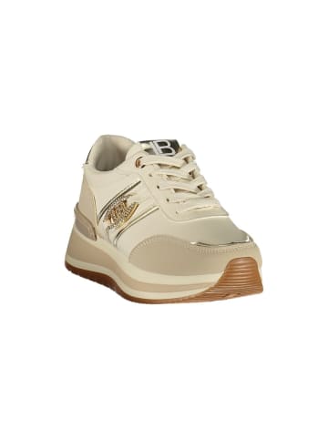 Laura Biagiotti Beige Polyurethan-Sneaker