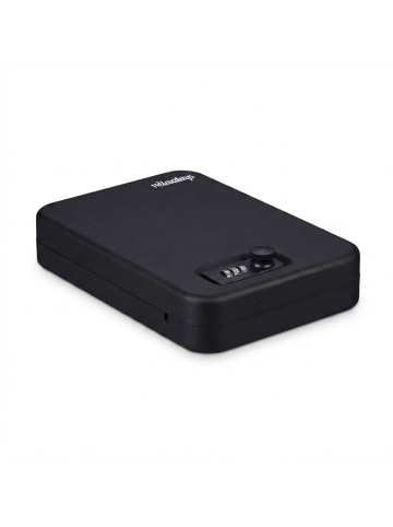 relaxdays Sicherheitsbox in Schwarz - (B)17 x (H)5,5 x (T)25 cm