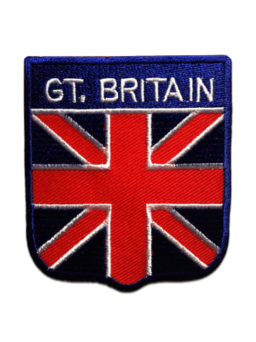 Catch the Patch Gt. Britain Uk England Flagge FahneApplikation Bügelbild inBlau