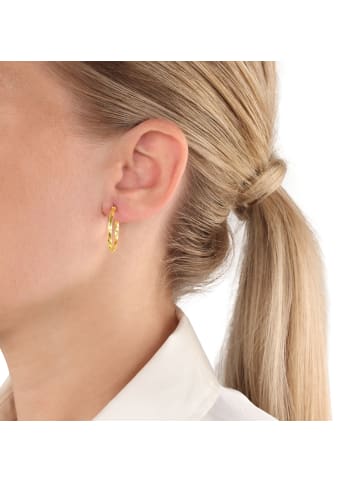 Amor Creolen Gold 375/9 ct in Gold