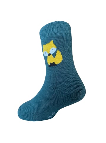 Yalion 3er-Set: Weiche Socken Vollplüsch Fuchs in Grün 