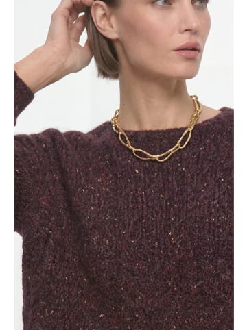 Rich & Royal Strickpullover in schoko - 0002
