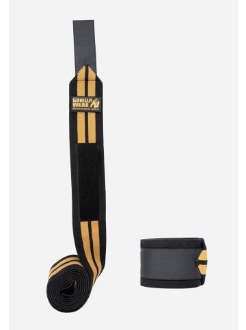 Gorilla Wear Knee Wraps - Schwarz/Gold