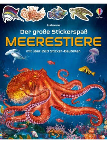 Usborn Buch - Der große Stickerspaß: Meerestiere