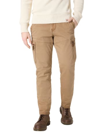 Timezone Cargo Hose mit seitlichen Taschen und Knopfverschluss in Beige