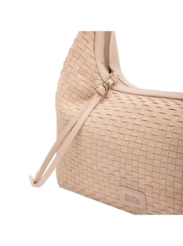 FREDs BRUDER Weave Harmony Schultertasche Leder 40 cm in stone