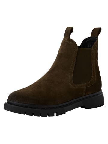 Tamaris Chelsea Boot in OLIVE SUEDE