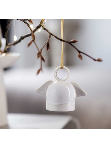 like. by Villeroy & Boch 6er Set Ornamente Engel Winter Glow beige in beige