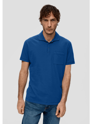 S. Oliver Polo-Shirt kurzarm in Blau