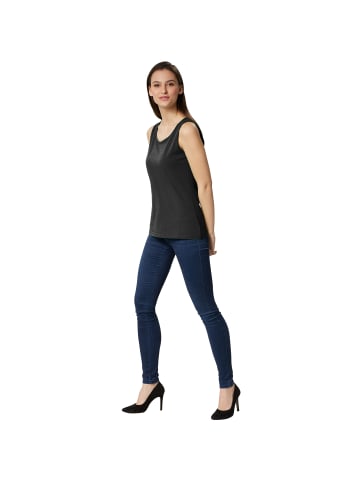 tectake Einfarbiges Damen Top, schwarz