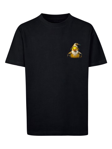F4NT4STIC T-Shirt Rubber Duck Wizard TEE UNISEX in schwarz