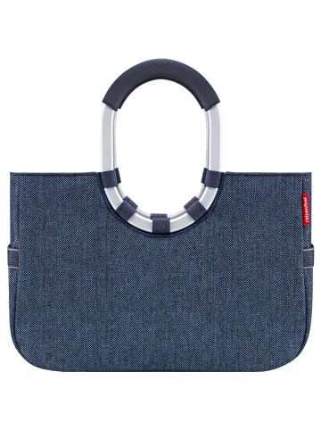 Shopper Tasche 40 cm herringbone dark blue